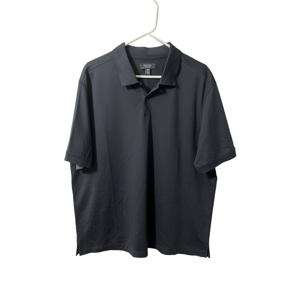 Nordstrom Men's Shop Polo Shirt Size 2XL Black